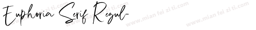 Euphoria Serif Regul字体转换